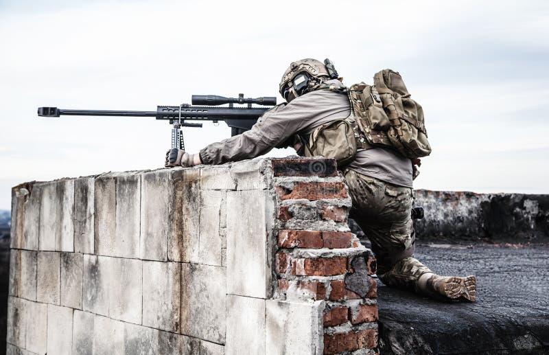U S Arméprickskytt arkivfoto U S Arméprickskytt arkivfoto