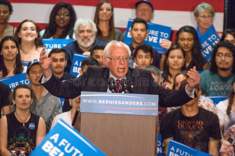 U S Candidato alla presidenza Bernie Sanders Rally
