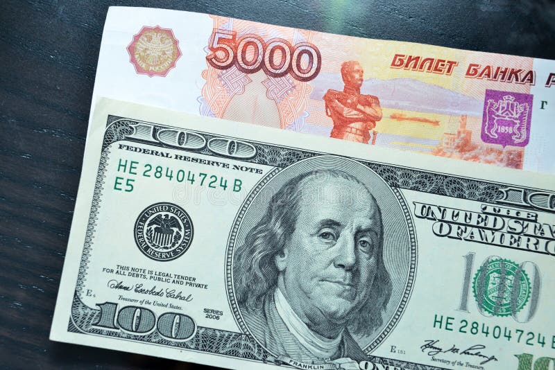 U S Dollars And Russian Rubles Stock Photo Image Of Banknotes dollar-russian-ruble-foto-kolekcija
