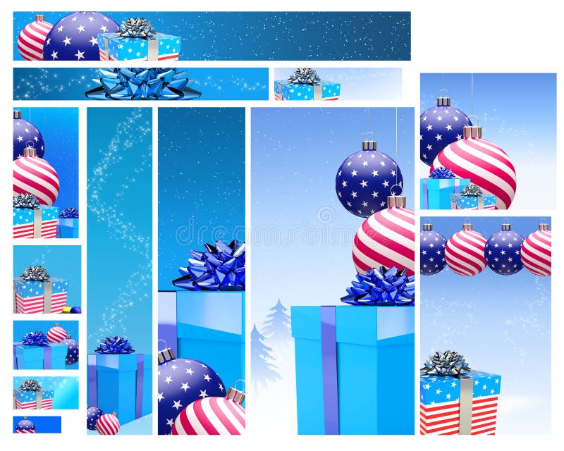 U.S.A Gifts Web Banner Design