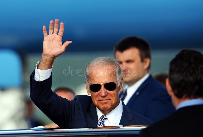 U.S. President-elect Joe Biden during his visit in Latvia. Photo taken 23.08.2016