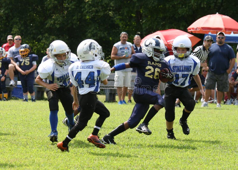 7U youth football runner royalty free stock photography 7U youth football runner royalty free stock photography