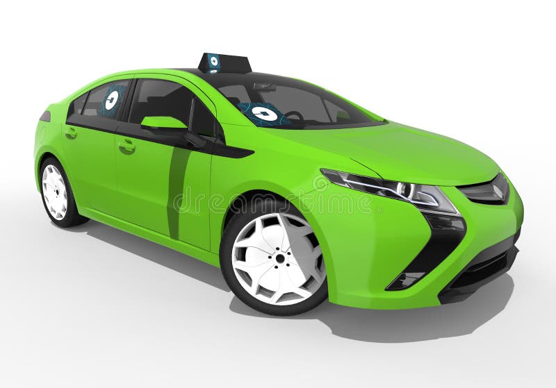 Uber green car concept editorial image. Illustration of competitive 74766500