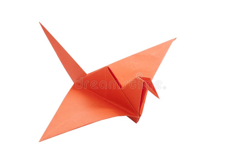 Uccello di Origami fotografie stock Uccello di Origami fotografie stock