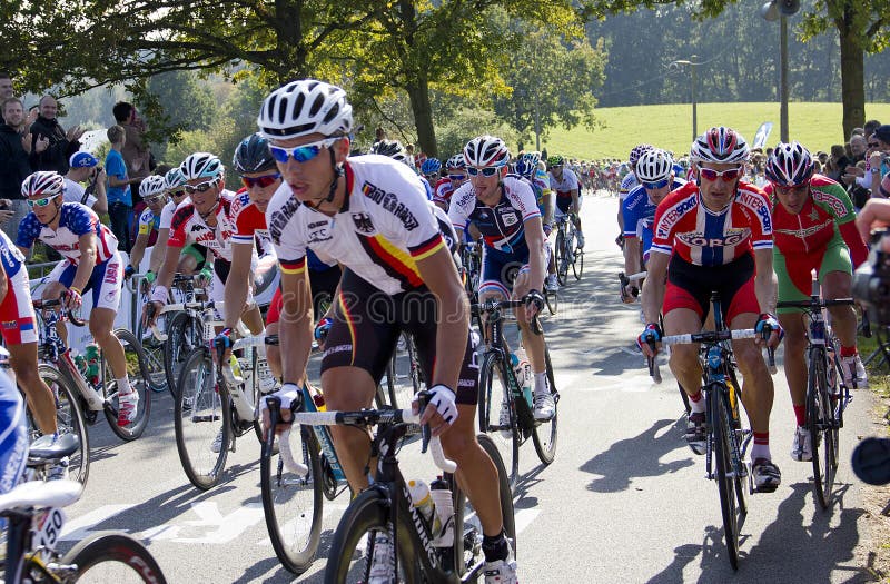 UCI Straßenrennen-Weltmeisterschaft für Auslese-Männer lizenzfreie stockfotografie UCI Straßenrennen-Weltmeisterschaft für Auslese-Männer lizenzfreie stockfotografie