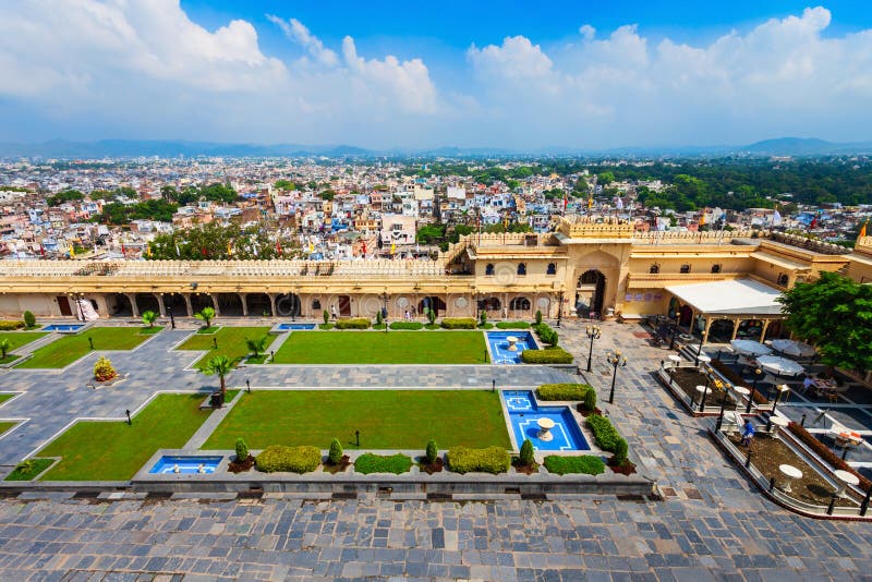 Udaipur City Palace in Udaipur, India royalty free stock image Udaipur City Palace in Udaipur, India royalty free stock image