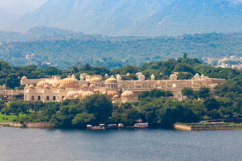 Udaivilas Palace near Pichola lake, Udaipur, India. Udaivilas Palace near Pichola lake, Udaipur, India