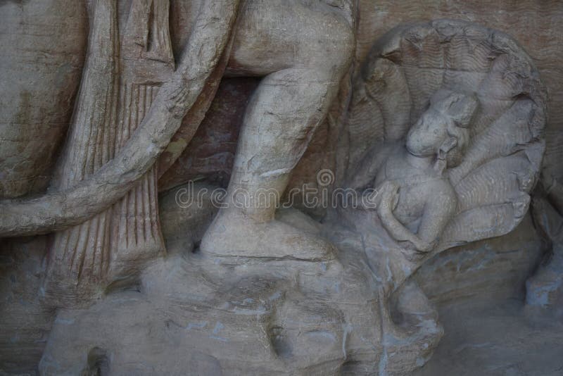 Udayagiri grottor, Vidisha, Madhya Pradesh royaltyfri foto Udayagiri grottor, Vidisha, Madhya Pradesh royaltyfri foto
