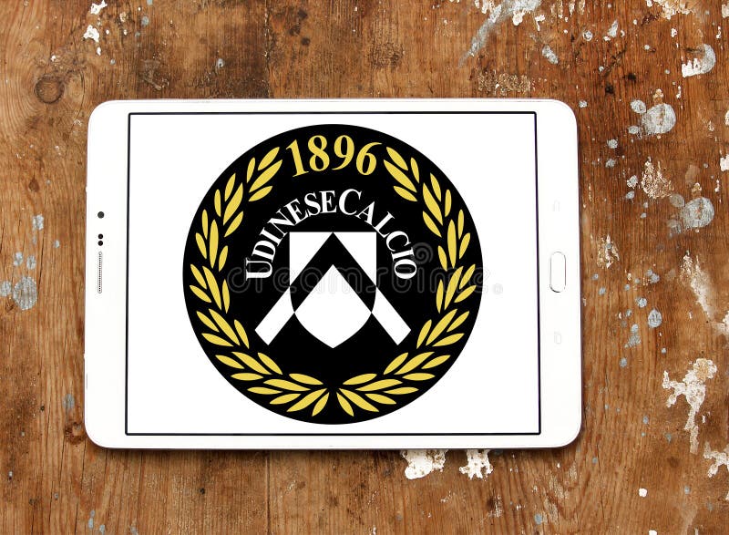 Udinese Calcio futbolu klubu logo zdjęcia stock