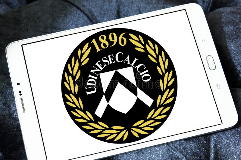 Udinese Calcio futbolu klubu logo zdjęcie royalty free