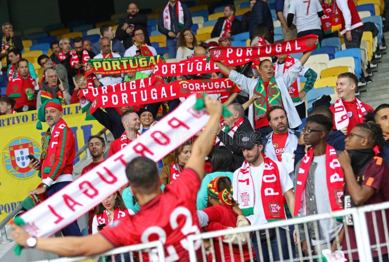 UEFA EURO 2020 Qualifying round: Ukraine - Portugal royalty free stock images