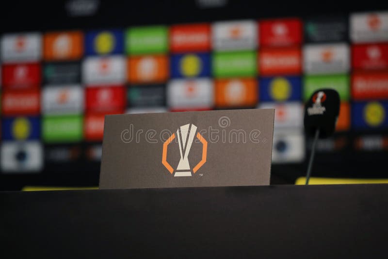 UEFA Europa League branding royaltyfri fotografi