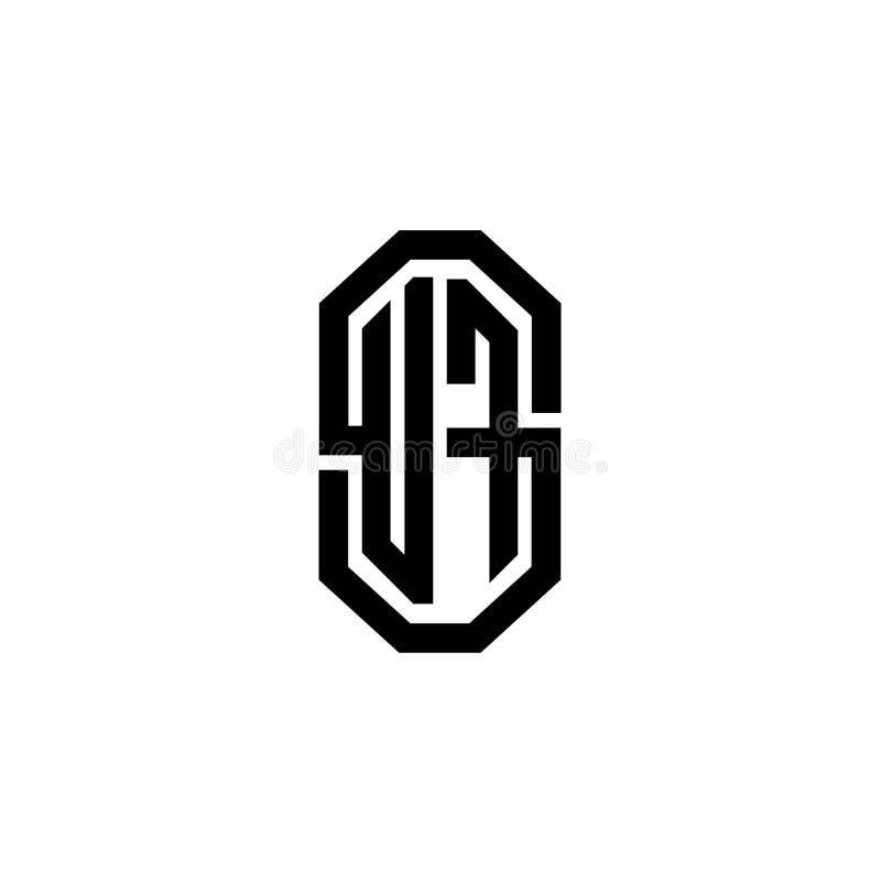 UF Logo Modern Vintage Monogram Style Stock Vector - Illustration of ...