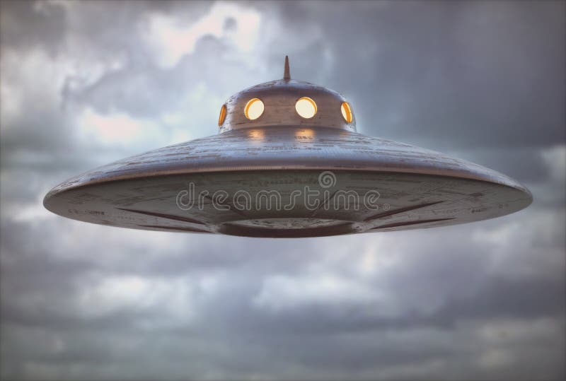 UFO antigo do objeto de voo não identificado