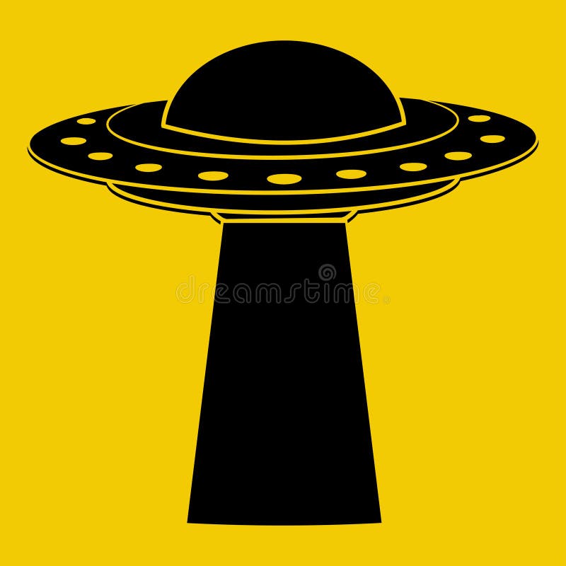 Vetor de Outer space vector objects and writings. Alien, ufo