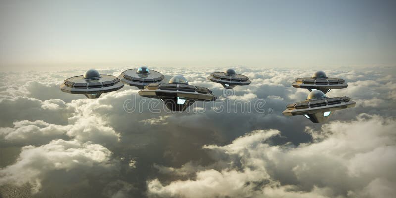 Ufo in formation