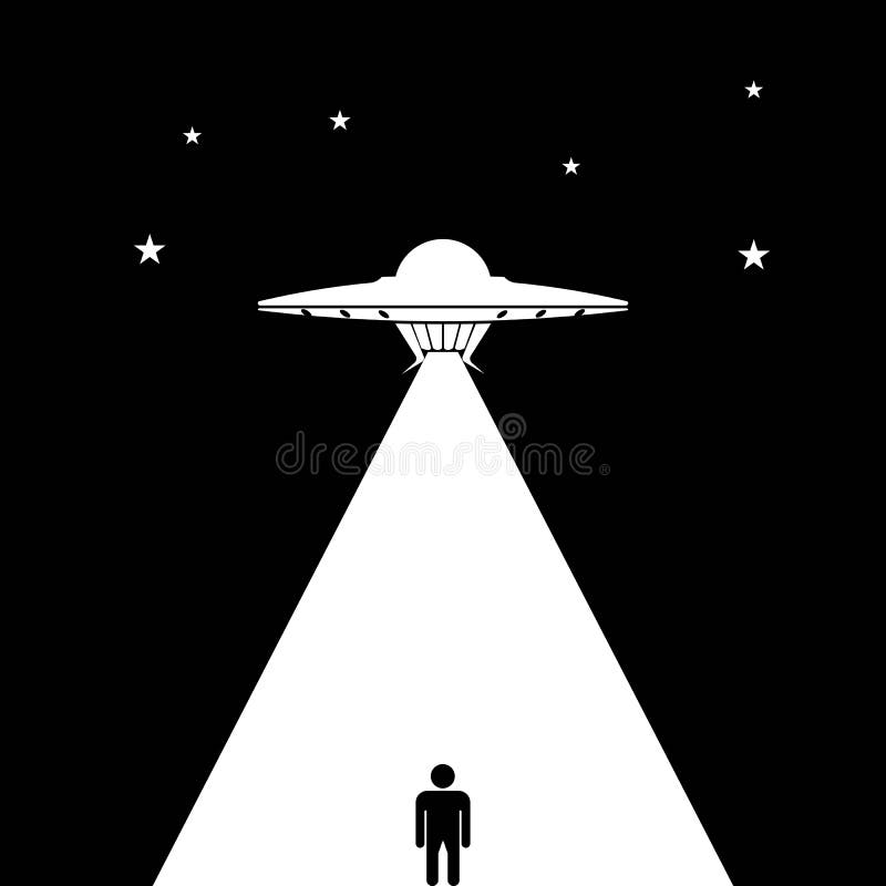 UFO icon vector illustration