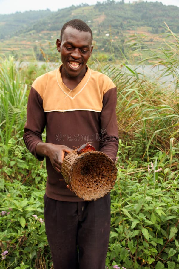 Portrait of a local man, in Kampala, Uganda Stock Photo - Alamy