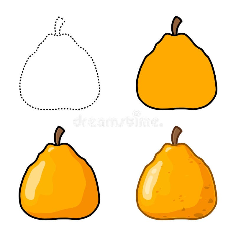 Ugli fruit set illustration royalty free illustration