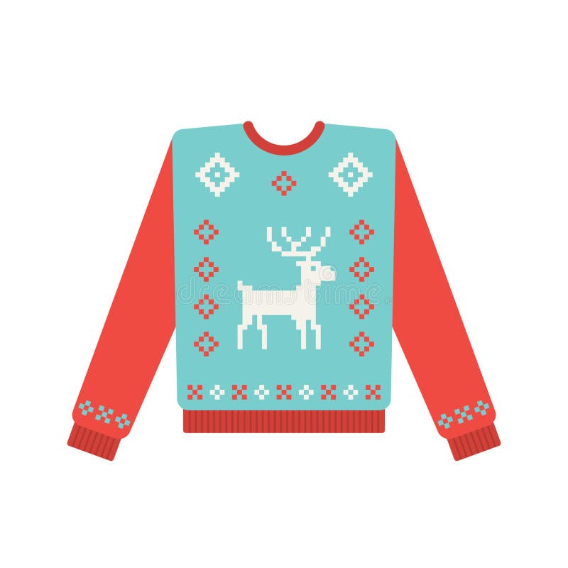 Cute Banner for Ugly Sweater Christmas Party Stock Vector ...