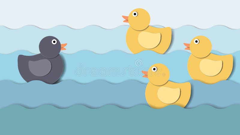 Paper Duck Stock Photo, Picture and Royalty Free Image. Image