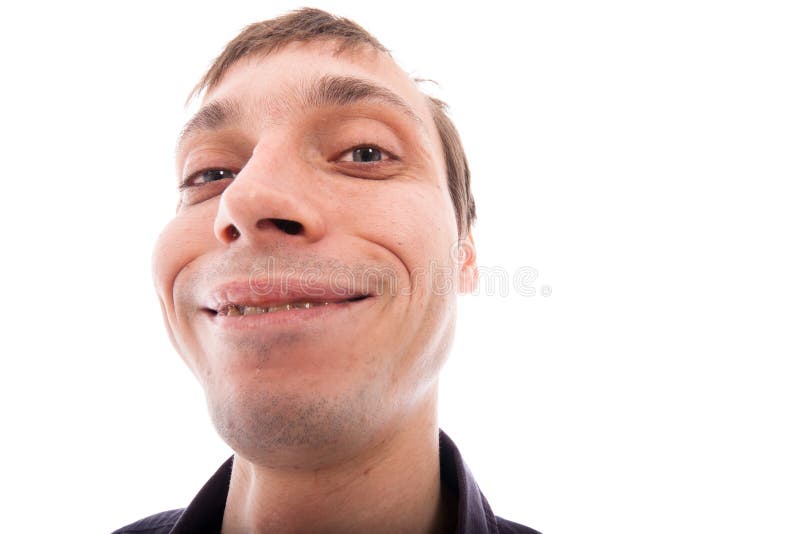 Crazy wacky ugly man stock photo. Image of closeup, crazy - 11673970