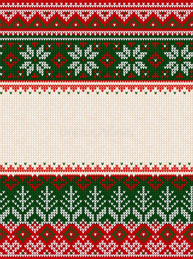 Ugly sweater Merry Christmas party ornament background seamless pattern