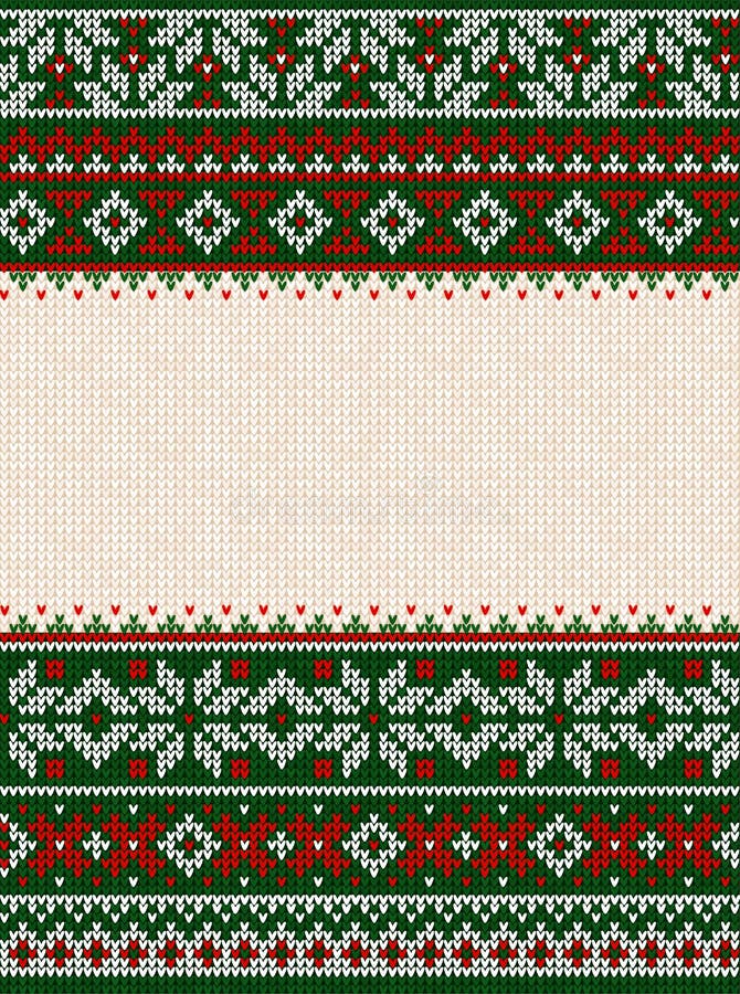 Ugly Sweater Merry Christmas Party Ornament Background Seamless Pattern ...