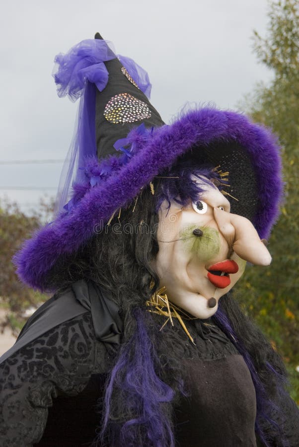 Ugly Witch Scarecrow stock image. Image of applefest, long - 4271553