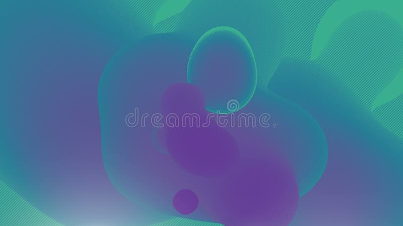 Uhd continu de l'animation 4k de boucle de rendu ondulé coloré liquide liquide de la texture 3d illustration stock