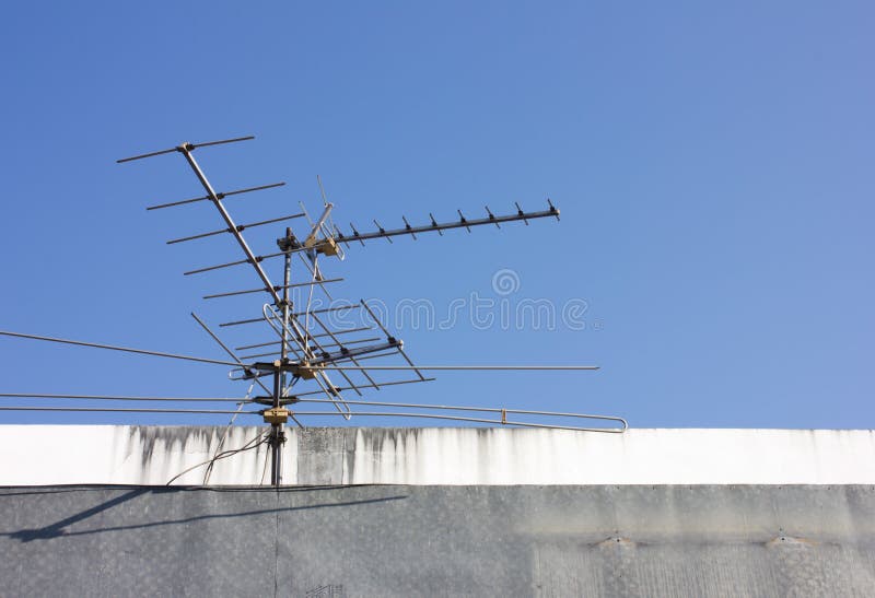 UHF Antenna on building Apartment