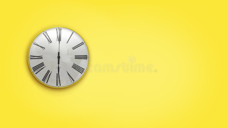 Uhr auf dem Wandabschluß bis zu 24 Stunden timelapse