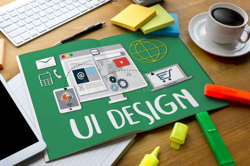 UI Design Website Software Media WWW to Create Innovation Imagi stock images UI Design Website Software Media WWW to Create Innovation Imagi stock images