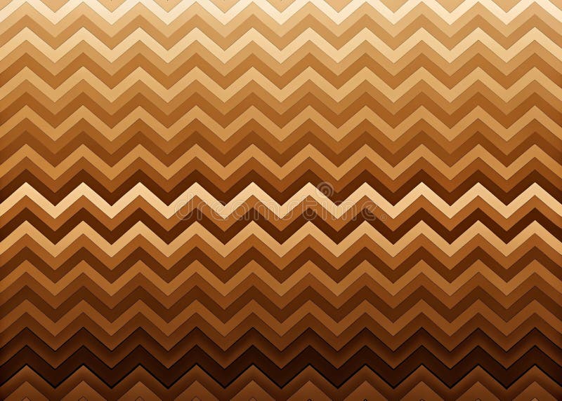Uimitor maro gradient Zigzag model de fundal abstract Design geometric pentru proiecte creative și artă digitală stock illustration