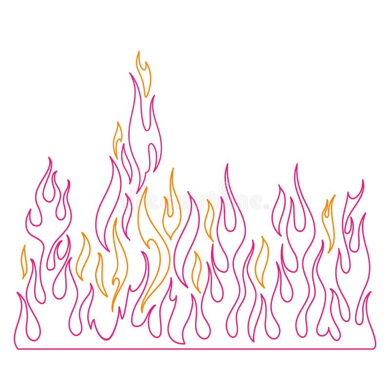 Uitbarsting, brandende brand en vlammen vectorillustratie royalty-vrije illustratie Uitbarsting, brandende brand en vlammen vectorillustratie royalty-vrije illustratie