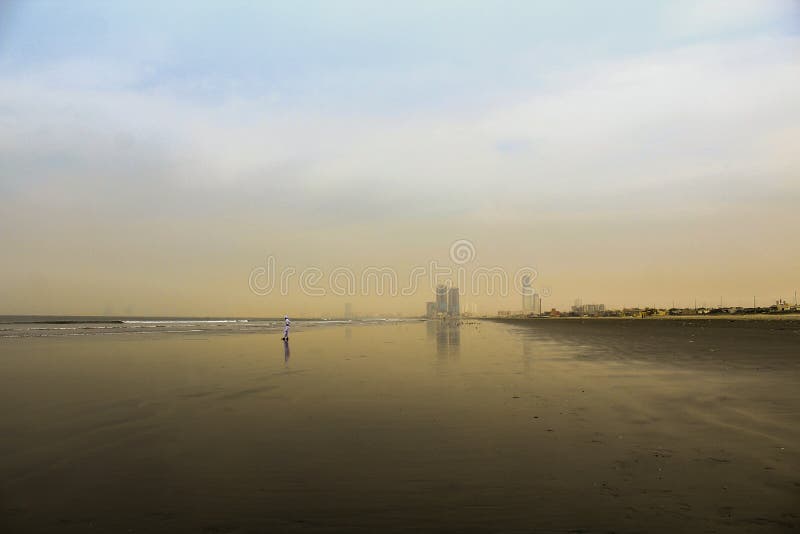 Uiterst Mooi Landschapsbehang van het Strand Van karachi Volledige HD stock fotografie Uiterst Mooi Landschapsbehang van het Strand Van karachi Volledige HD stock fotografie