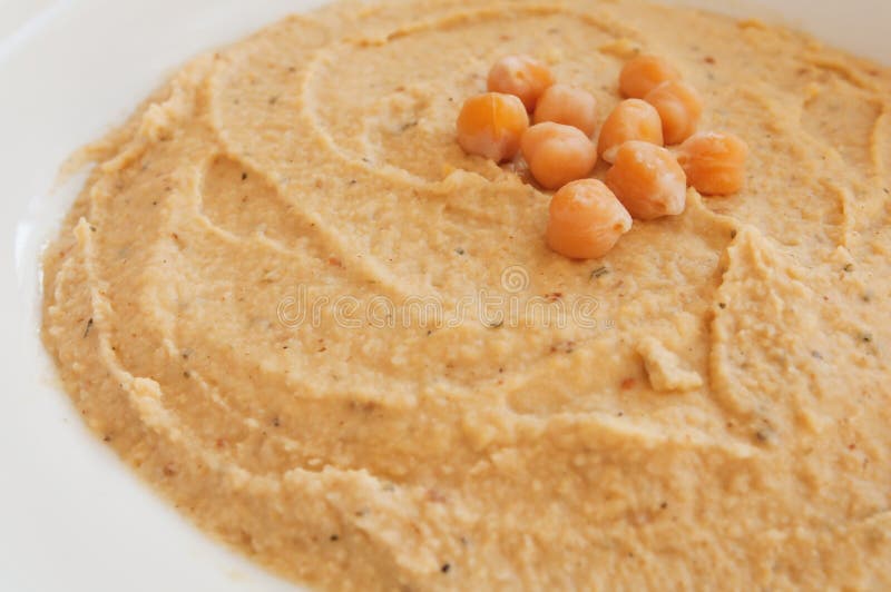 Uitgespreide Hummus