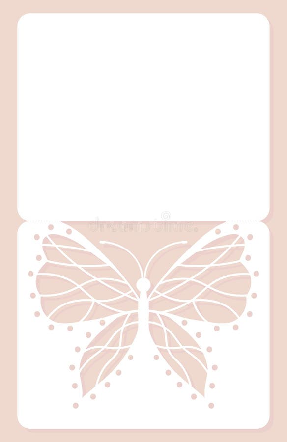 Uitnodigingskaart, huwelijksdecoratie, ontwerpelement De elegante besnoeiing van de vlinderlaser Vector illustratie vector illustratie Uitnodigingskaart, huwelijksdecoratie, ontwerpelement De elegante besnoeiing van de vlinderlaser Vector illustratie vector illustratie