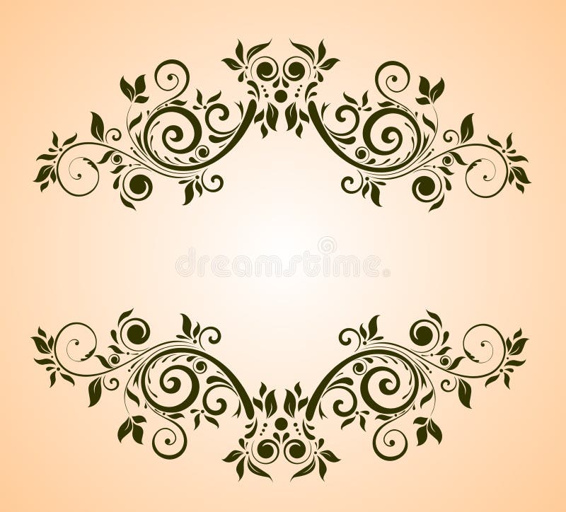 Download Uitstekend bloemenframe vector illustratie. Illustratie bestaande uit grens - 54079273