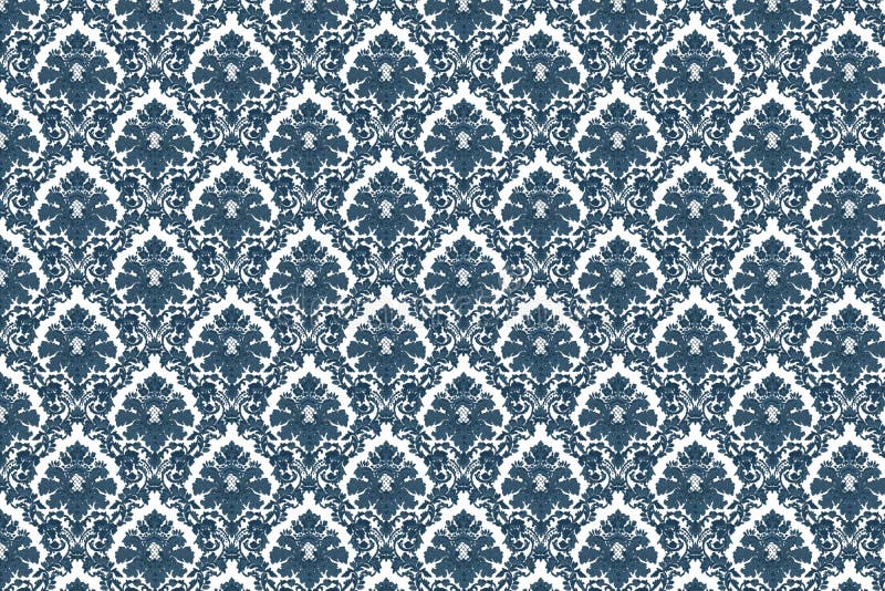 Vintage damastpatroon stock illustratie