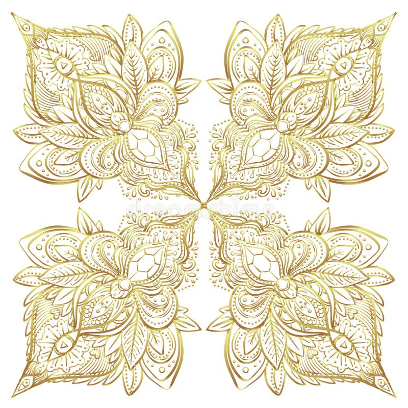 Vintage golden vignette in Oriental style. Line art element for design, isolated on white. Ornamental patterns for Golden stickers, flash temporary tattoo, mehndi and yoga design, boho, magic symbol. Vintage golden vignette in Oriental style. Line art element for design, isolated on white. Ornamental patterns for Golden stickers, flash temporary tattoo, mehndi and yoga design, boho, magic symbol.