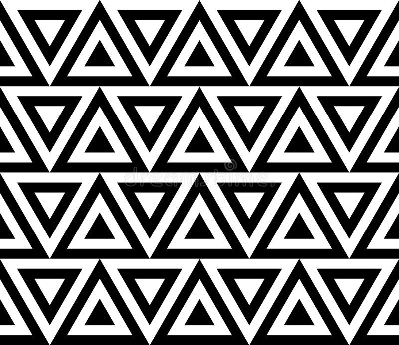 Uitstekend retro naadloos zwart-wit patroon vector illustratie Uitstekend retro naadloos zwart-wit patroon vector illustratie