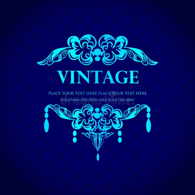 Vintage uitnodigingsontwerp royalty-vrije illustratie