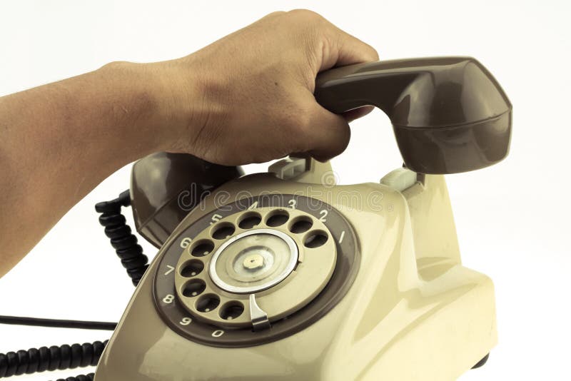 Uitstekende beeldstijl van nieuwe slimme telefoon met oude telefoon op witte achtergrond Nieuwe communicatietechnologie royalty-vrije stock fotografie Uitstekende beeldstijl van nieuwe slimme telefoon met oude telefoon op witte achtergrond Nieuwe communicatietechnologie royalty-vrije stock fotografie