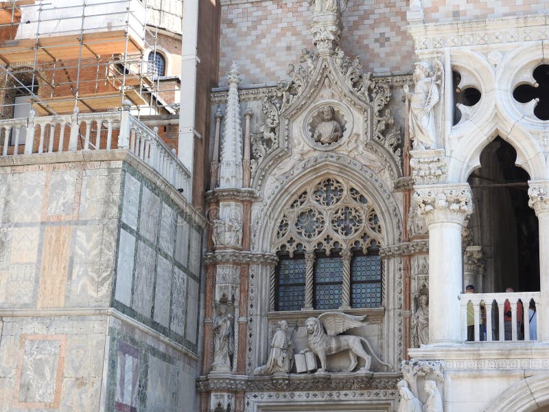 Exquisite historic stone architecture of Venice, approximately, of Sunny Italy. Exquisite historic stone architecture of Venice, approximately, of Sunny Italy.