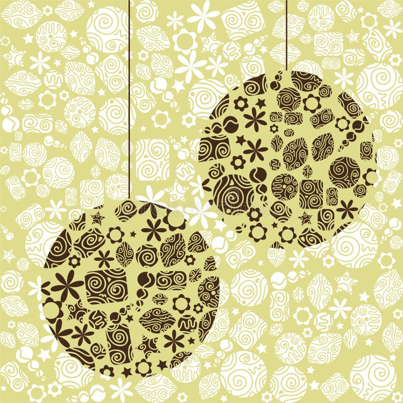 Uitstekende Kerstmisachtergrond royalty-vrije illustratie Uitstekende Kerstmisachtergrond royalty-vrije illustratie