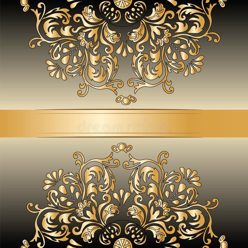 Uitstekende Koninklijke klassieke ornamentgrens royalty-vrije illustratie Uitstekende Koninklijke klassieke ornamentgrens royalty-vrije illustratie