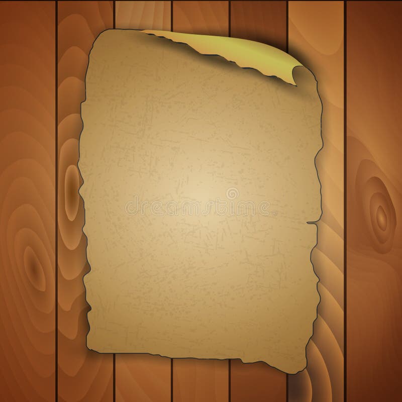 Uitstekende lege houten panelen vector illustratie Uitstekende lege houten panelen vector illustratie