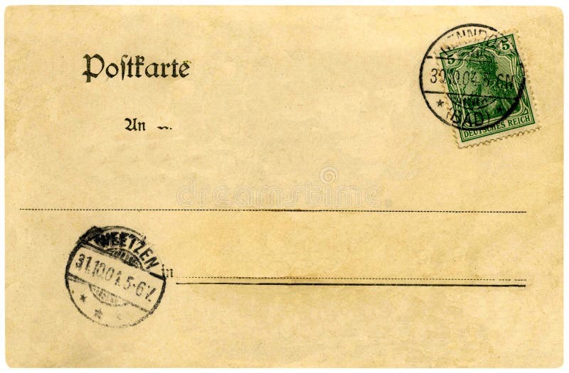 Uitstekende prentbriefkaar dichte omhooggaand stock afbeeldingen Uitstekende prentbriefkaar dichte omhooggaand stock afbeeldingen