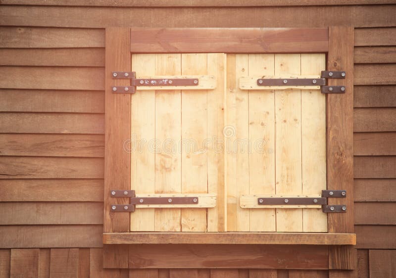 Uitstekende vensters houten achtergrond stock afbeeldingen